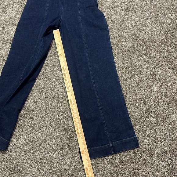 Pilcro by Anthropologie Modern Sportsuit romper denim jumpsuit size 6 women’s - Picture 7 of 16